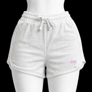 NEW VANS Terry Cloth High Waist Dolphin Shorts SIZE XS